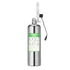 2L Aquarium CO2 Generator System Kit CO2 Stainless Steel Cylinder - Picture 1 of 6