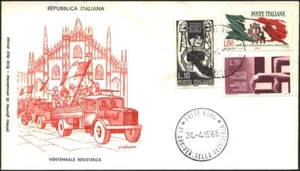 Italy FDC Twenty years of resistance 1965 avdpz - Picture 1 of 1