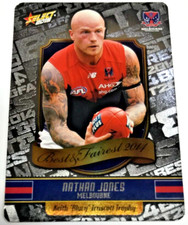 2015 SELECT AFL CHAMPIONS BEST AND FAIREST CHASE CARD BF11 N. JONES-MELBOURNE