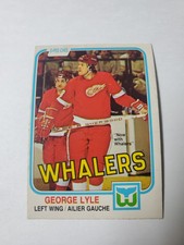 1981-82 O-PEE-CHEE NHL HOCKEY #100 GEORGE LYLE HARTFORD WHALERS