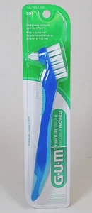 Cepillo de limpieza de dentaduras postizas de SUNSTAR. Doble cabezal. - Imagen 1 de 3