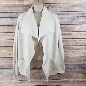 M Magaschoni NWT S Open Front Waterfall Style Cardigan Sweater ●READ● S10 - Picture 1 of 10