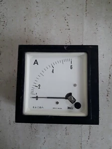 Amperometro Vintage 6 Ampere Index - Picture 1 of 2