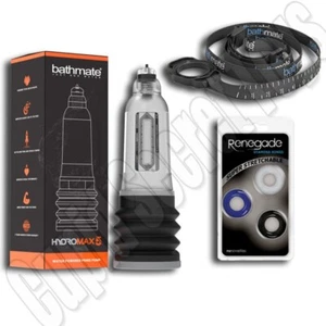 BATHMATE HYDROMAX 5 CLEAR HYDROPUMP WATER PENIS ENLARGER - Picture 1 of 7