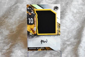 2024 Topps Resurgence ROMAN WILSON ๐ฅ Rookie Patch Auto #RPA-RW Steelers ๐ฅ - Picture 1 of 2