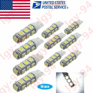 Pack 10 12V DC 42 LED por bombilla blanco puro para iluminación paisaje Malibú T10 - Imagen 1 de 12
