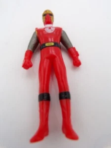 Bandai Japón Sentai 2002 3,5" Hurricanger rojo figura de vinilo Power Rangers - Imagen 1 de 3