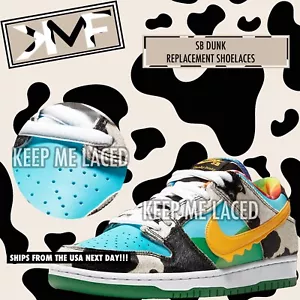 KMF Brand Replacement SB Dunk Shoelaces Thick Oval Laces For Lows Mids & Highs - Picture 1 of 8