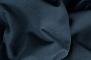 Bündchen Feinstrick Schlauchware jeansblau   ökotex Reststück 90 cm - Bild 1 von 1