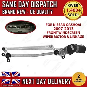 FOR NISSAN QASHQAI 2007-2013 FRONT WINDSCREEN WIPER MOTOR & LINKAGE 28800-JD000 - Picture 1 of 10