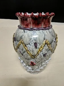 Vintage Fratelli Fanciullacci Italian Vase Mid Century Art Pottery 7.5" Tall - Picture 1 of 5