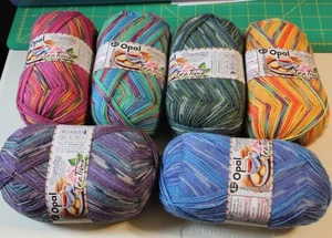 Opal Sock Yarn Tea Time 6 skeins 4ply 100 gr 462 yds 75% wl 25% ny - Picture 1 of 2