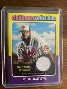 2024 Topps Heritage Felix Bautista 1975 Game Used Relic Baltimore Orioles - Picture 1 of 2