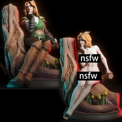 Sexy figura de resina escala 1/24 dórica mujer niña NSFW sin pintar sin montar Foto 1 de 4