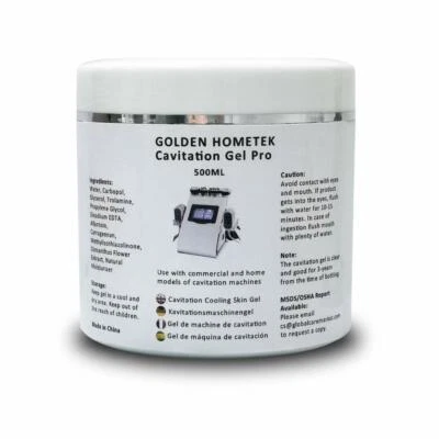 Cavitation Gel for RF Facial Firming and Body Slimming Machines - 500ml (1 Jar) - Image 1 of 4