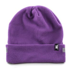 Purple-Polkadot Men & Women Soft Warm Knit Beanie Hat Skull Rollup Hats 