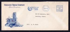 USA Lebanon Pa 1946 ILLUSTRATED Advertising Cover. Truck Co. Meter Cancel - Picture 1 of 2