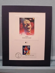 Pannello commemorativo copertina primo giorno clown circo onorare - Foto 1 di 1
