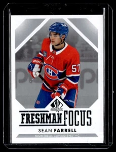 2023-24 SP Authentic Freshman Focus #FF-11 Sean Farrell - Picture 1 of 2