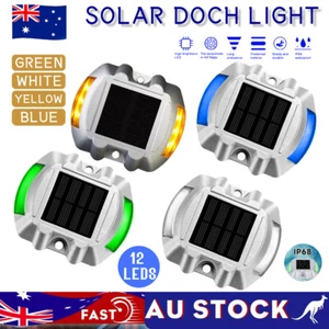 1-6X Solar LED Pathway Driveway Lights Lamp Dock Step Road Safety Marker Lamp AU - Picture 1 of 16