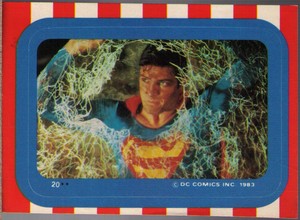 1983 Topps Superman III Stickers #20
