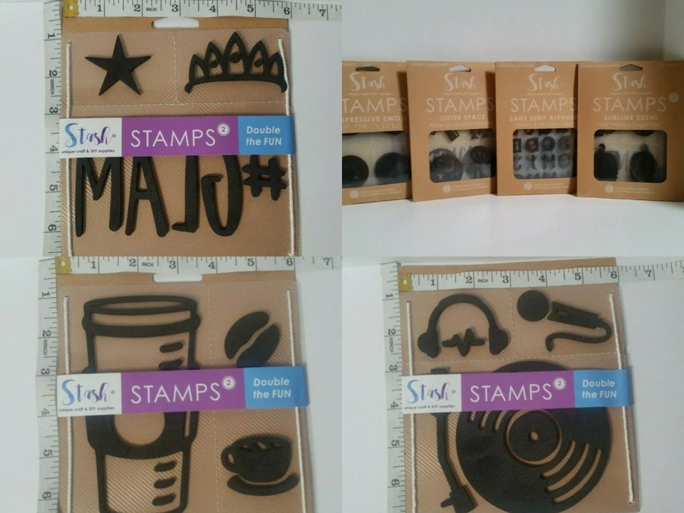 Selos de armazenamento scrapbook artesanato espuma em plástico sua escolha de um artesanato infantil - Imagem 1 de 2