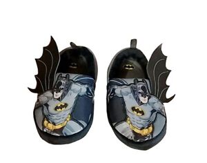Batman DC Comics Toddler Boys' Black Aline Slip-on Slippers: (5-6) - (9-10)