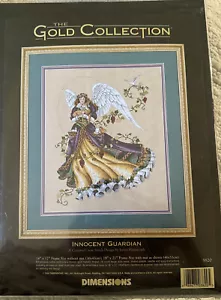 Dimensions Gold INNOCENT GUARDIAN Cross Stitch Kit #3820 USA Made Angel & Deer - Picture 1 of 5