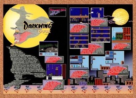 1991 Darkwing Duck NES Original Advertisement / Retro Promo v1