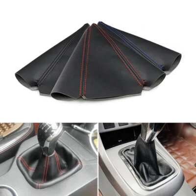 Cubierta de protección contra polvo de cambio de marchas de cuero para consola central para BMW 3 4 er E90 E91 Foto 1 de 4