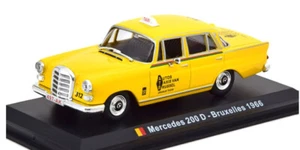 Coche modelo Atlas IXO 1966 Mercedes 200 D Bruxelles Taxi amarillo escala 1:43 4 pulgadas - Imagen 1 de 4