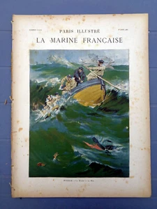 Paris Illustré 1885 n°33/34 LA MARINE FRANCAISE Revue ancienne journal ancien - Picture 1 of 10