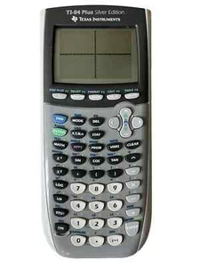 Texas Instruments TI-84 Plus Silver Edition Graphing Calculator With Cover - Picture 1 of 1