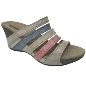 Romika Ladies Slip On High Heel Platofrm Open Toe Wedges Shoes Holiday Size 7 41 - Picture 1 of 2