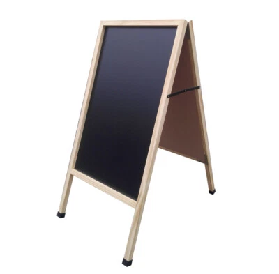 20X40" A-Frame Black Board Sidewalk Sign Menu Board Wet Erase Board Promotion - Image 1 of 4