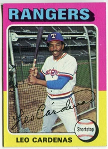 1975 Topps #518 Leo Cardenas Texas Rangers - Picture 1 of 2