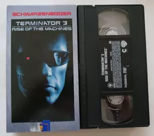 Terminator 3 - Rise Of The Machine VHS movie-Arnold Schwarzenegger/Blockbuster - Foto 1 di 2