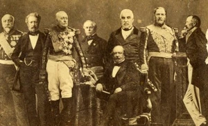 Maréchaux de France Marshalls of Second Empire Photomontage Old Photo 1870 - Imagen 1 de 3