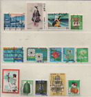 Japonia 1980 patrz zdjęcie/opis 14 znaczków stemplowane; used