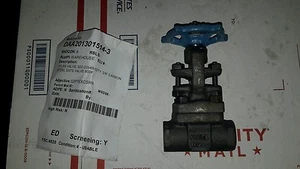 #800 VELAN VALVE S02-2054B-02TY 3/8" VÁLVULA DE COMPUERTA DE ACERO AL CARBONO $39 - Imagen 1 de 2