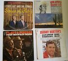Record Lot 4 Johnny Horton Gene Autry Flatt & Scruggs Foggy Mountain Vtg Vinyl