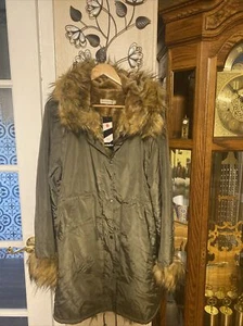 New aofur coat green olive size 2xL/2xlarge - Picture 1 of 6