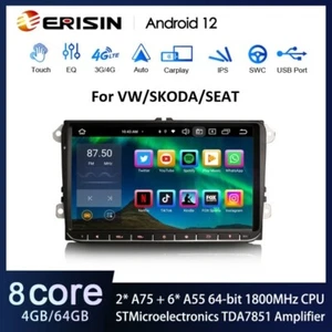 ERISIN ES8528V AUTORADIO GPS ANDROID 12 VW GOLF PASSAT TIGUAN Wi-Fi 4G Carplay - Imagen 1 de 9