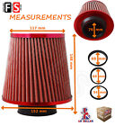 UNIVERSAL PERFORMANCE RED AIR FILTER INDUCTION KIT INTAKE UN1102C  MIN1