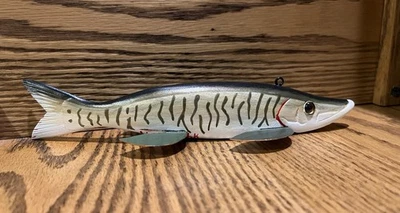 JOHN V SNOW LUC DU FLAMBEAU HIELO ALMIZCLADO LANZA PEZ SEÑUELO ARTE POPULAR Foto 1 de 4