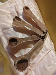 cucharas medidoras de madera vintage - Imagen 1 de 7