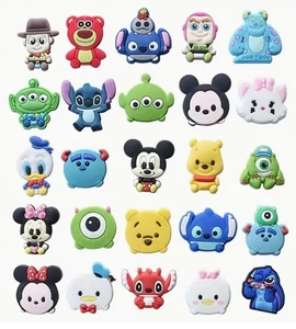 DIJES ZAPATOS DISNEY PARA COCODRILOS - JUEGO DE 25 - ¡NUEVO! - Imagen 1 de 2