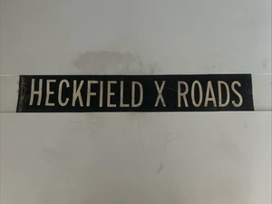 HECKFIELD CROSS ROAD X - Aldershot Sep6 Bus Destination Blind 1960s 31" Gift - Bild 1 von 12