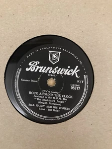 Bill Haley and His Comets - Rock A Beatin' Boogie / Burn That Candle  - 10 inch  - Imagen 1 de 4