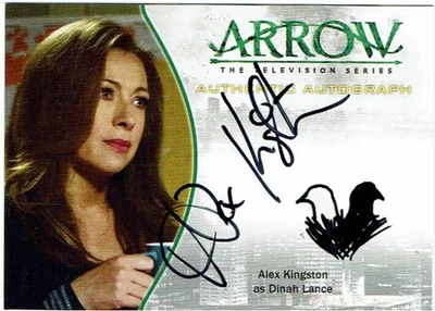 Arrow Season 1 2015 Cryptozoic Autograph Card A19 Alex Kingston as Dinah Lance - Image 1 of 2